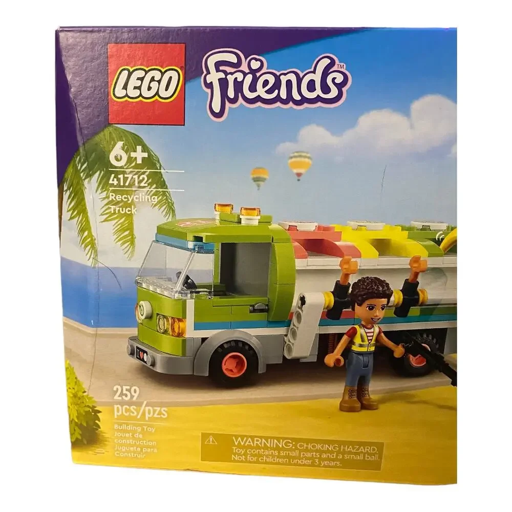 Lego Friends Recycling Truck 41712 259 Piece Building Toy New Gift